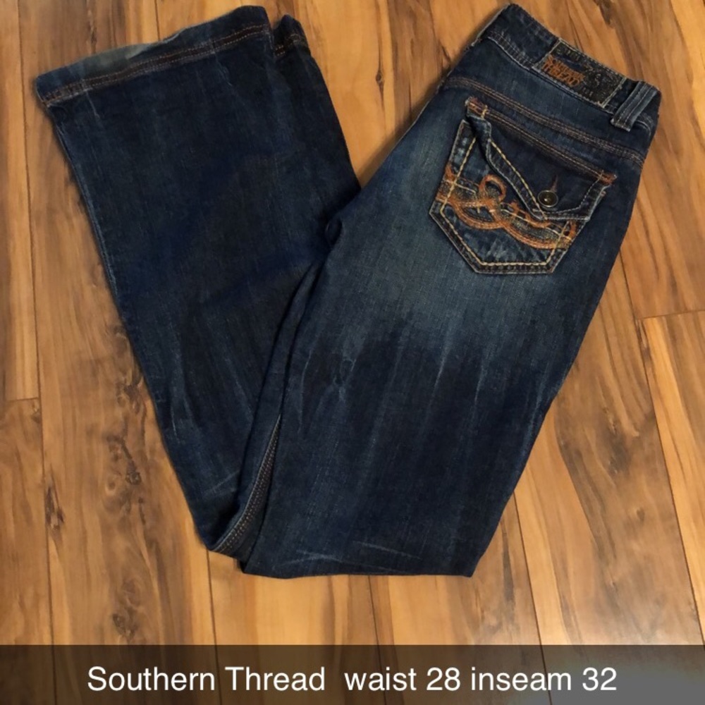 Southern thread blue jeans